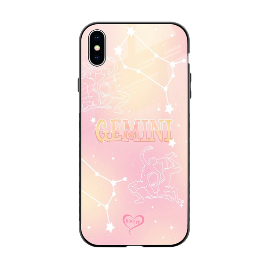 Gemini Aura back phone cover | glass case for iphone xs max