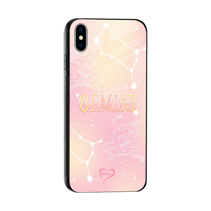Gemini Aura sleek iphone xs max cover with tempered glass back and TPU edges
