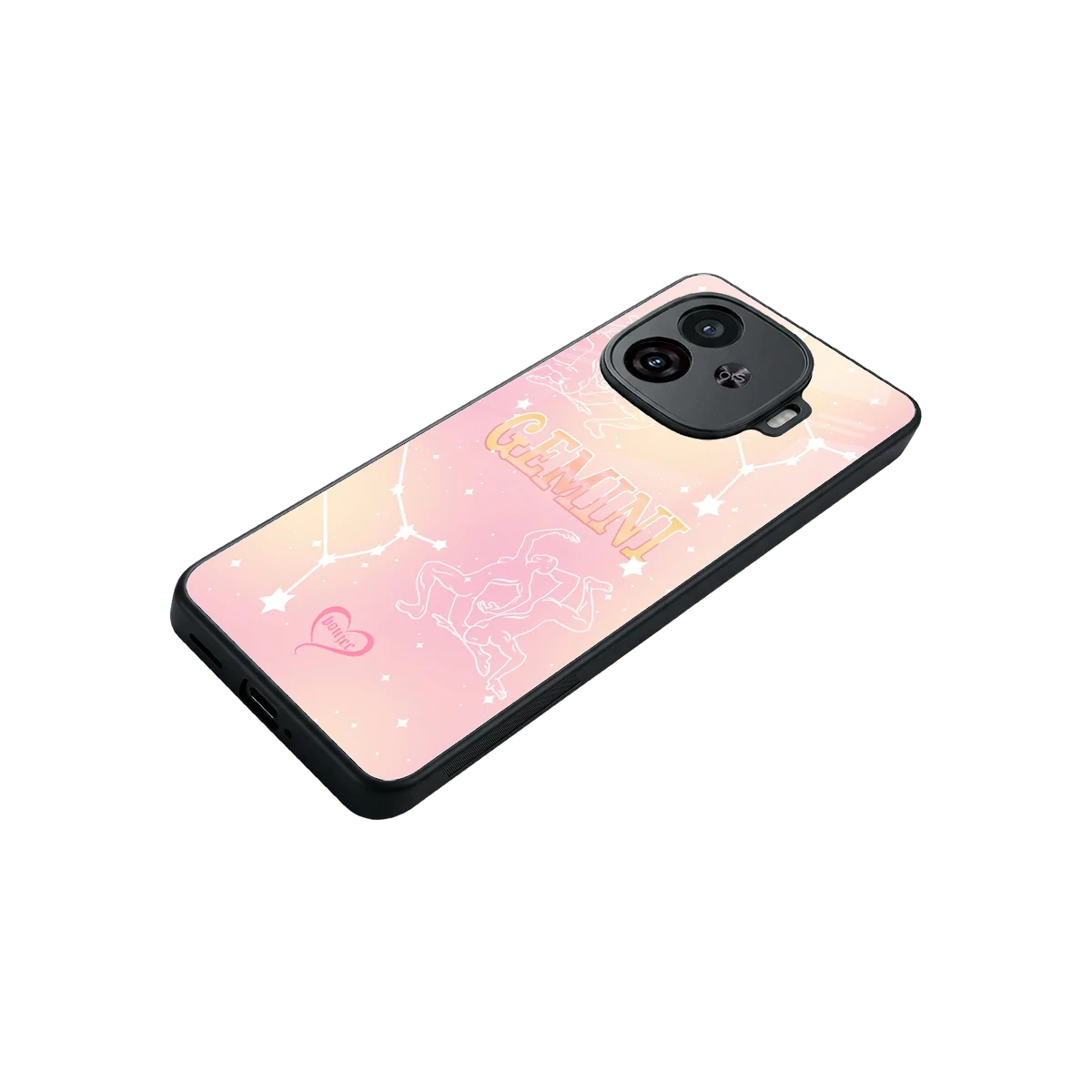 Gemini Aura stylish phone case for iqoo neo 10r 5g | glossy glass and slim fit