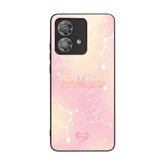 Gemini Aura back phone cover | glass case for motorola edge 40 neo 5g