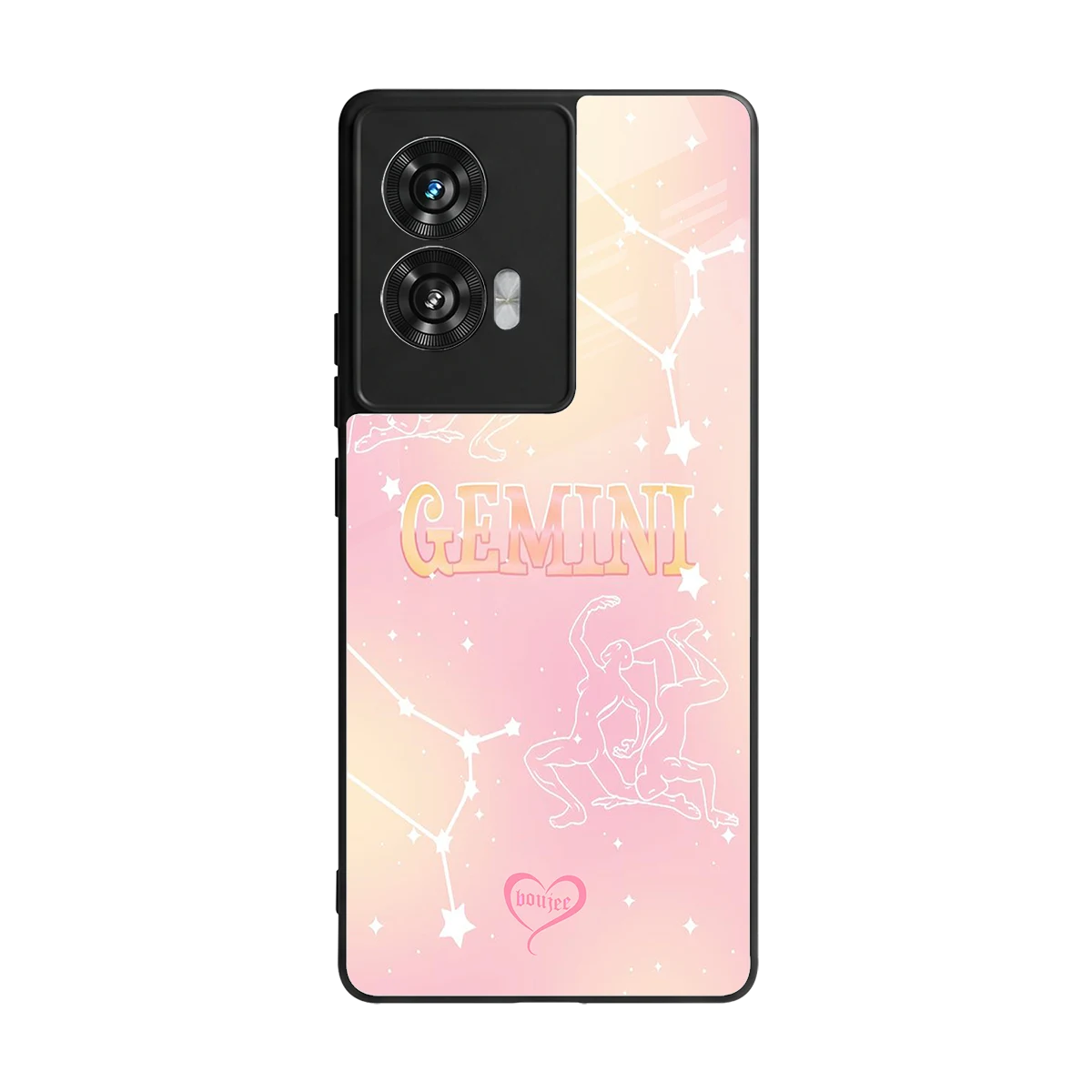Gemini Aura back phone cover | glass case for motorola edge 50 fusion