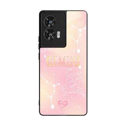 Gemini Aura back phone cover | glass case for motorola edge 50 fusion