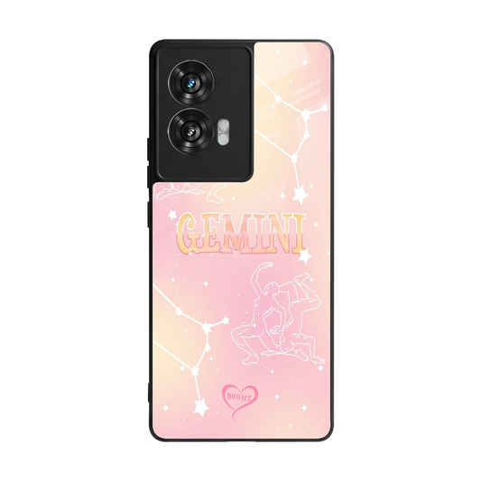 Gemini Aura back phone cover | glass case for motorola edge 50 fusion