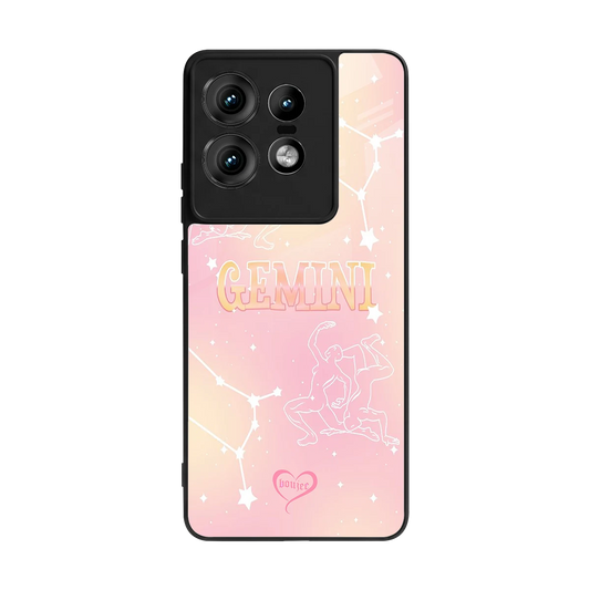 Gemini Aura back phone cover | glass case for motorola edge 50 pro