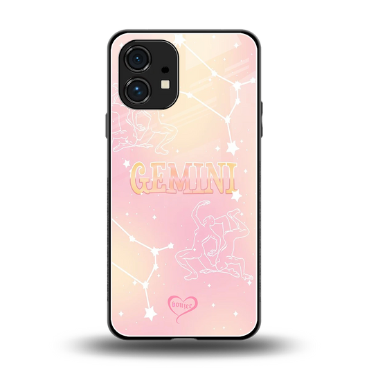 Gemini Aura back phone cover | glass case for nothing phone 1