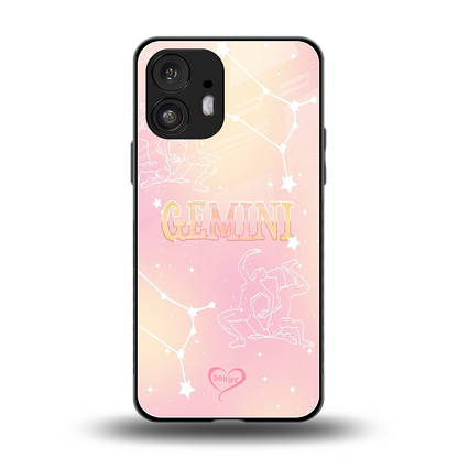 Gemini Aura back phone cover | glass case for nothing phone 2