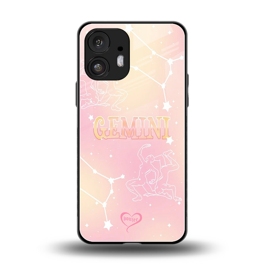 Gemini Aura back phone cover | glass case for nothing phone 2