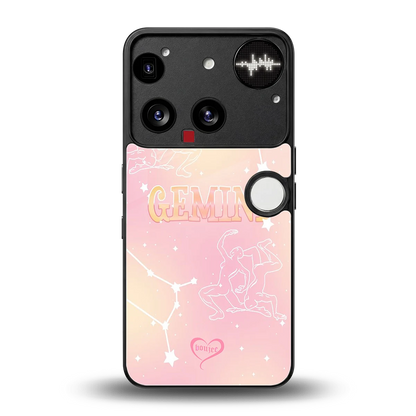 Gemini Aura back phone cover | glass case for nothing phone 3