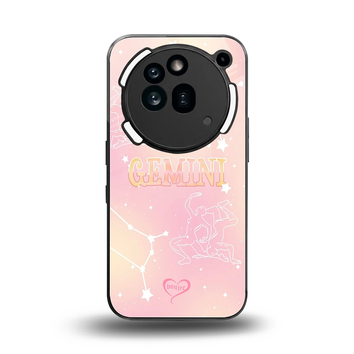 Gemini Aura back phone cover | glass case for nothing phone 3a pro