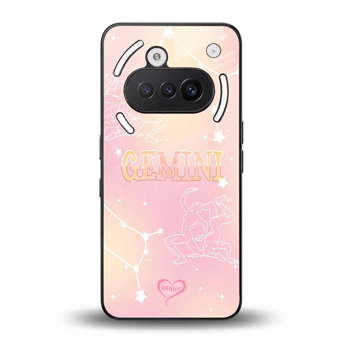 Gemini Aura back phone cover | glass case for nothing phone 3a