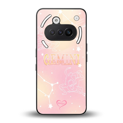 Gemini Aura back phone cover | glass case for nothing phone 3a