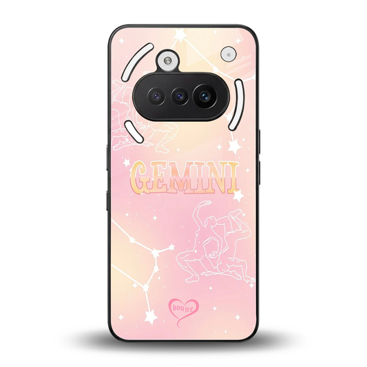 Gemini Aura back phone cover | glass case for nothing phone 3a
