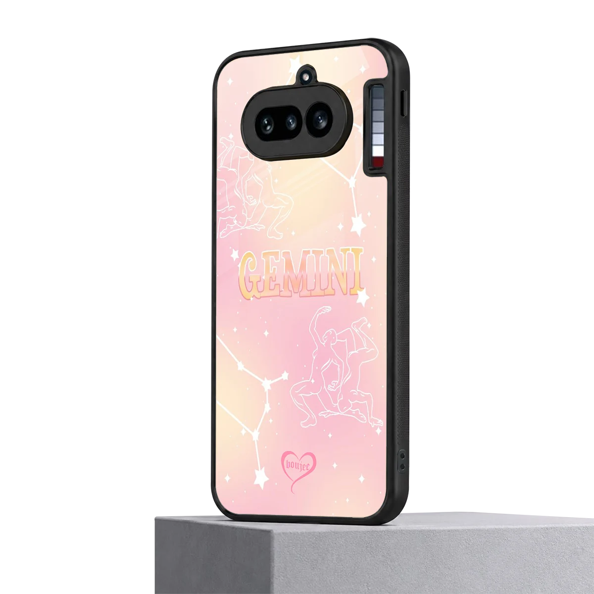 Gemini Aura nothing phone 4a mobile cover | shockproof glass phone case