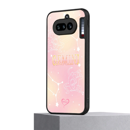 Gemini Aura nothing phone 4a mobile cover | shockproof glass phone case