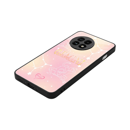 Gemini Aura stylish phone case for oneplus 13r | glossy glass and slim fit