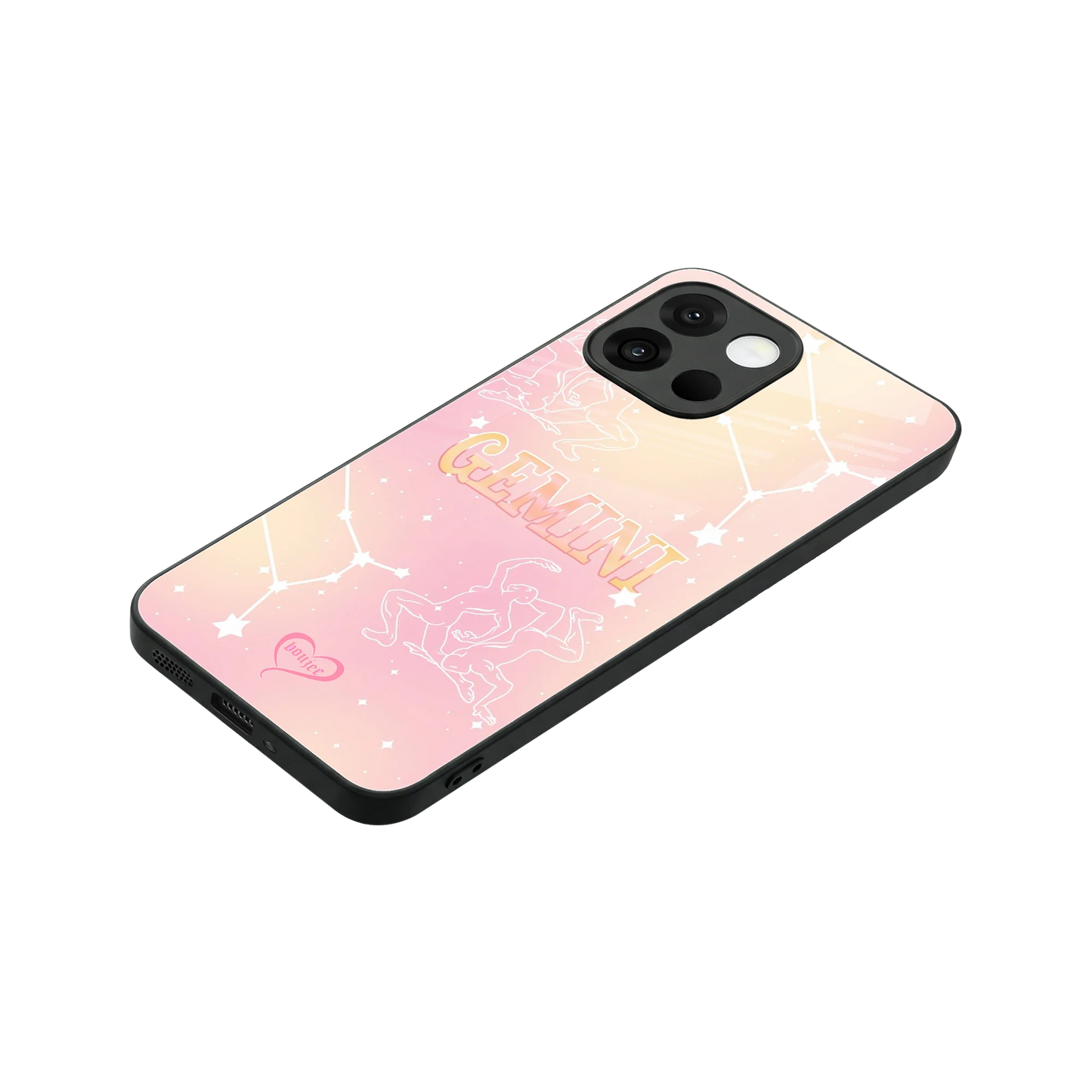 Gemini Aura stylish phone case for oneplus 13s | glossy glass and slim fit