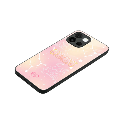 Gemini Aura stylish phone case for oneplus 13s | glossy glass and slim fit