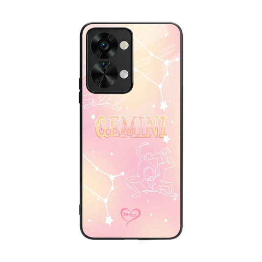 Gemini Aura back phone cover | glass case for oneplus nord 2t