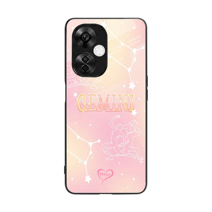 Gemini Aura back phone cover | glass case for oneplus nord ce 3 lite