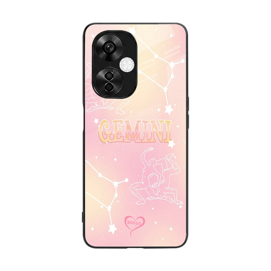 Gemini Aura back phone cover | glass case for oneplus nord ce 3 lite