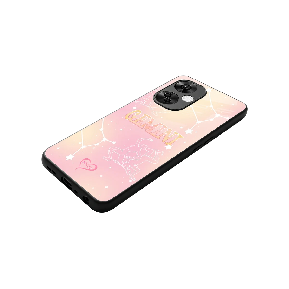 Gemini Aura stylish phone case for oneplus nord ce 3 lite | glossy glass and slim fit