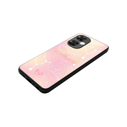 Gemini Aura stylish phone case for oneplus nord ce 3 lite | glossy glass and slim fit