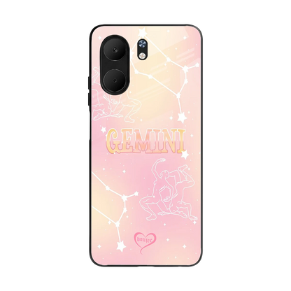 Gemini Aura back phone cover | glass case for oppo a5x 5g