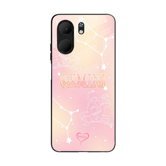 Gemini Aura back phone cover | glass case for oppo a5x 5g