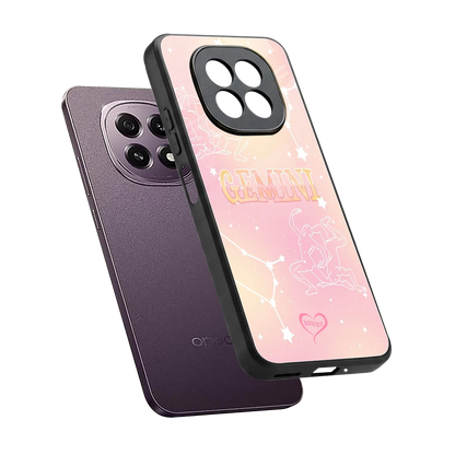 Gemini Aura sleek oppo f29 5g cover with tempered glass back and TPU edges