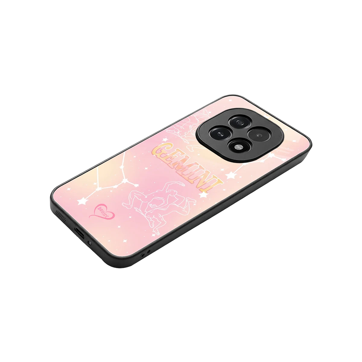 Gemini Aura stylish phone case for oppo f29 5g | glossy glass and slim fit