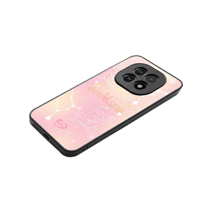 Gemini Aura stylish phone case for oppo f29 5g | glossy glass and slim fit