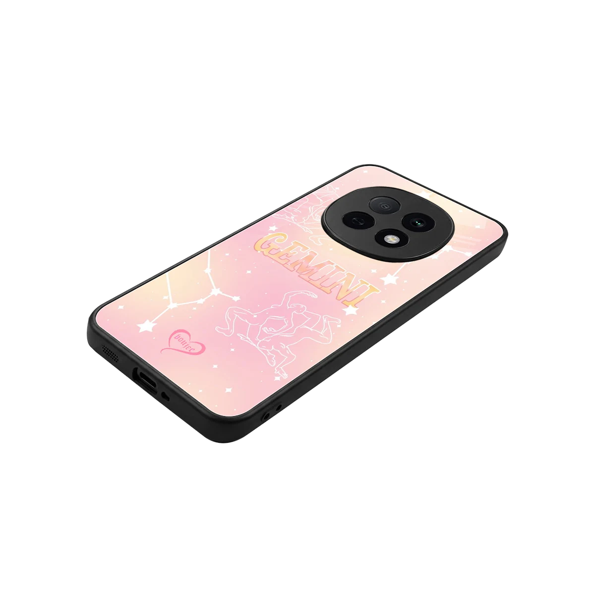Gemini Aura stylish phone case for oppo f29 pro 5g | glossy glass and slim fit