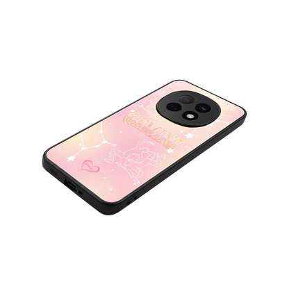 Gemini Aura stylish phone case for oppo f29 pro 5g | glossy glass and slim fit