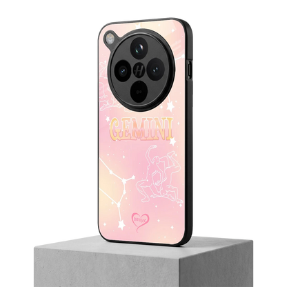 Gemini Aura oppo find x8 mobile cover | shockproof glass phone case