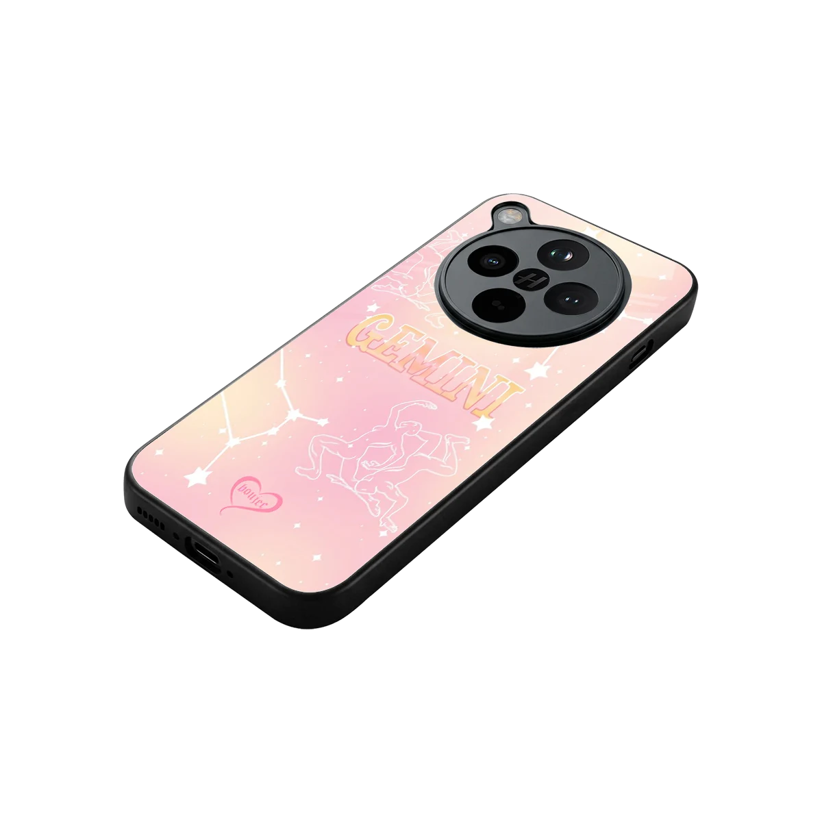 Gemini Aura stylish phone case for oppo find x8 | glossy glass and slim fit