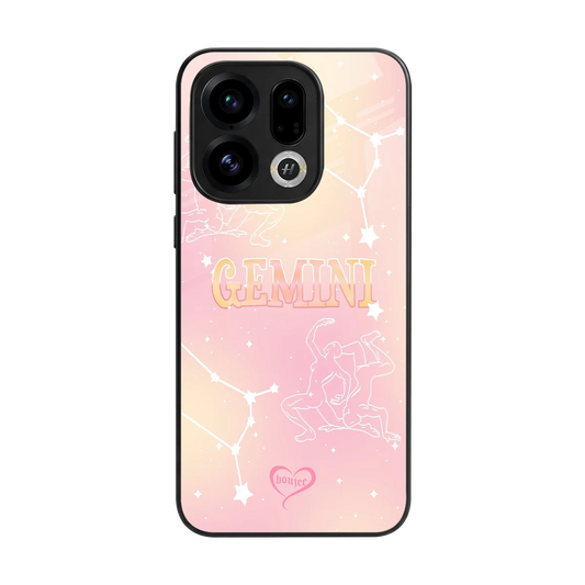 Gemini Aura back phone cover | glass case for oppo find x9