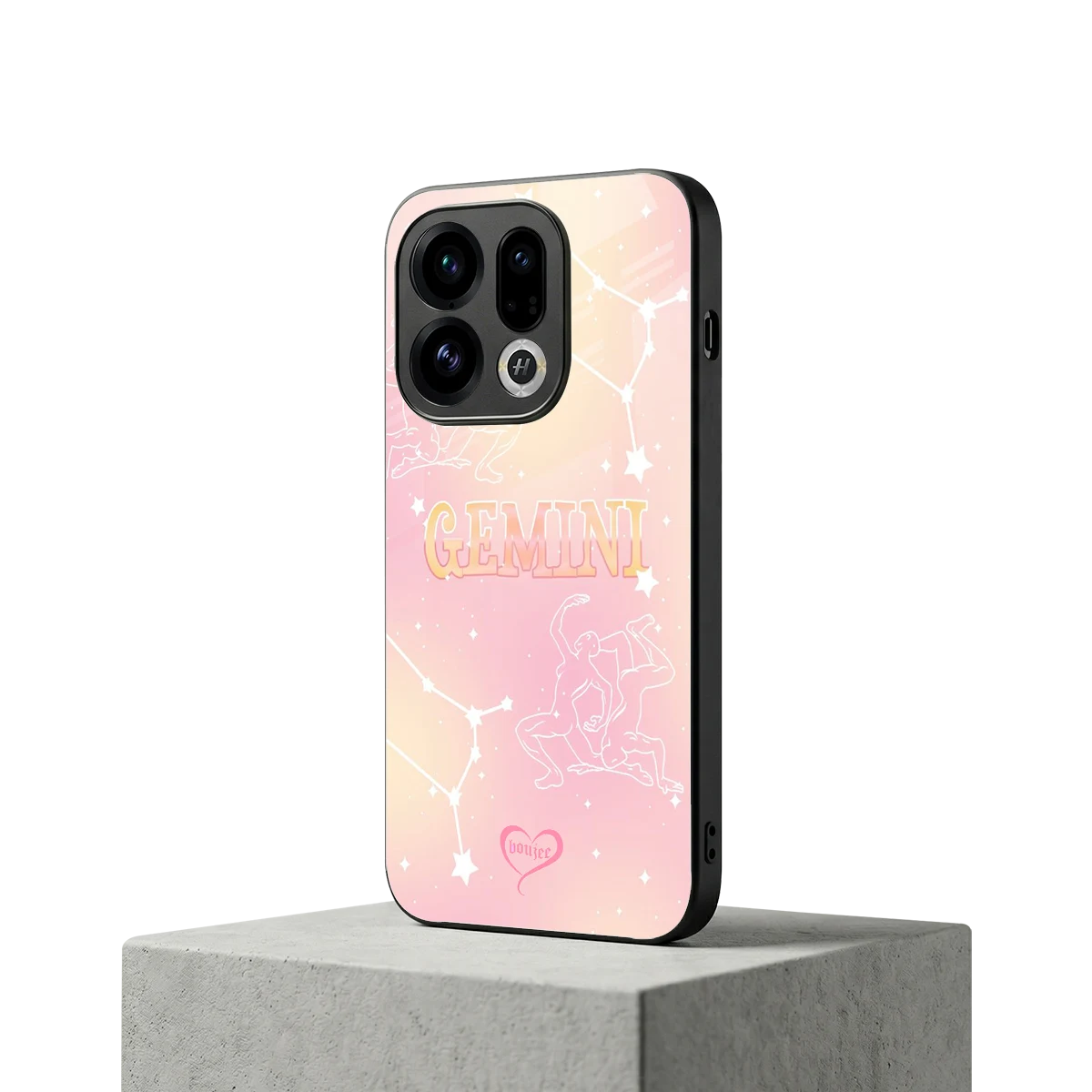 Gemini Aura oppo find x9 mobile cover | shockproof glass phone case