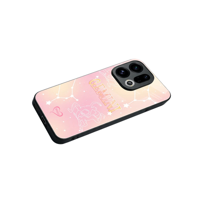 Gemini Aura stylish phone case for oppo find x9 | glossy glass and slim fit