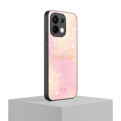 Gemini Aura oppo k13 5g mobile cover | shockproof glass phone case