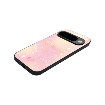 Gemini Aura stylish phone case for google pixel 10 | glossy glass and slim fit