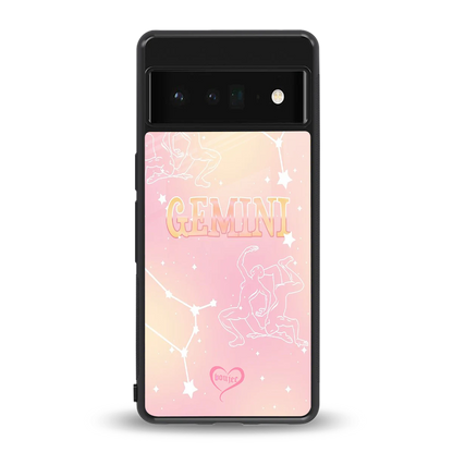 Gemini Aura back phone cover | glass case for google pixel 6 pro