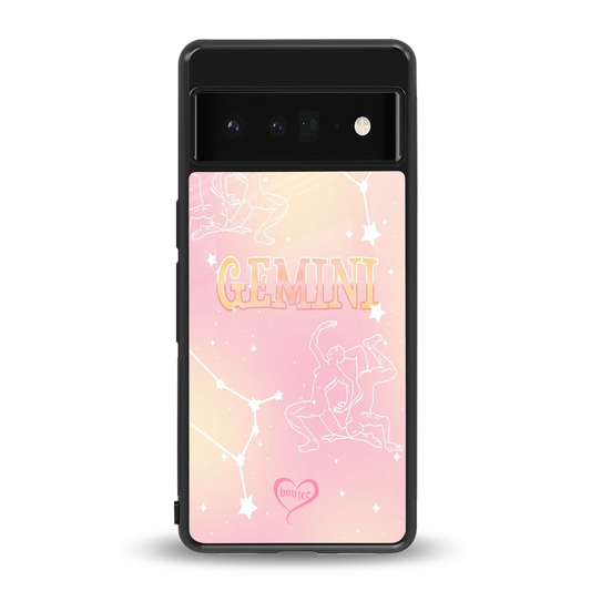 Gemini Aura back phone cover | glass case for google pixel 6 pro