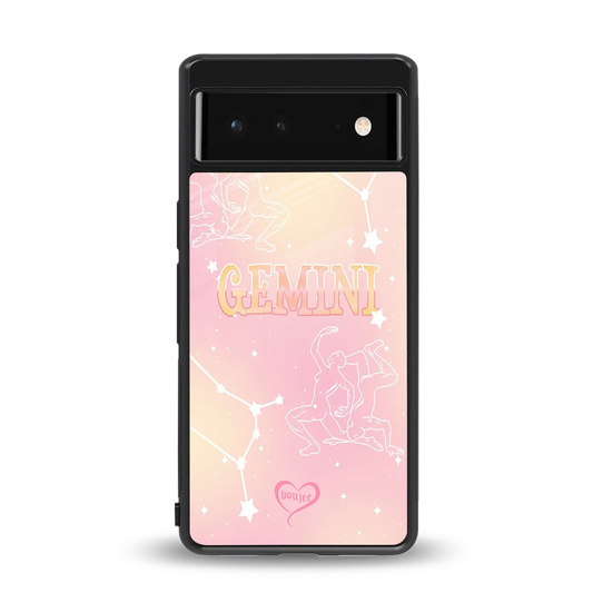 Gemini Aura back phone cover | glass case for google pixel 6