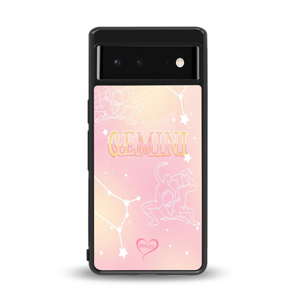 Gemini Aura back phone cover | glass case for google pixel 6a
