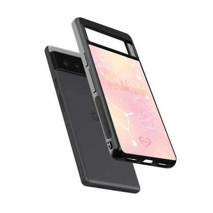 Gemini Aura sleek google pixel 6 cover with tempered glass back and TPU edges