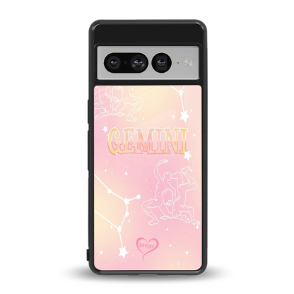 Gemini Aura back phone cover | glass case for google pixel 7 pro
