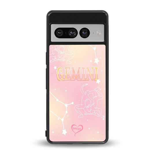 Gemini Aura back phone cover | glass case for google pixel 7 pro