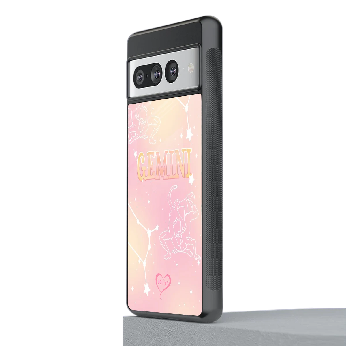 Gemini Aura stylish phone case for google pixel 7 pro | glossy glass and slim fit