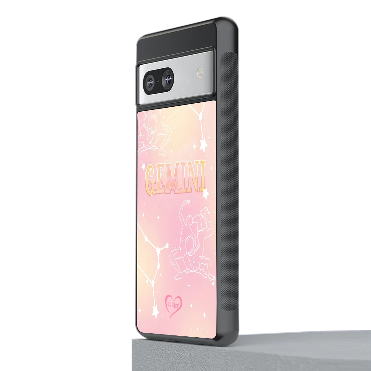 Gemini Aura stylish phone case for google pixel 7 | glossy glass and slim fit