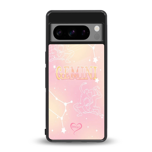 Gemini Aura back phone cover | glass case for google pixel 8 pro